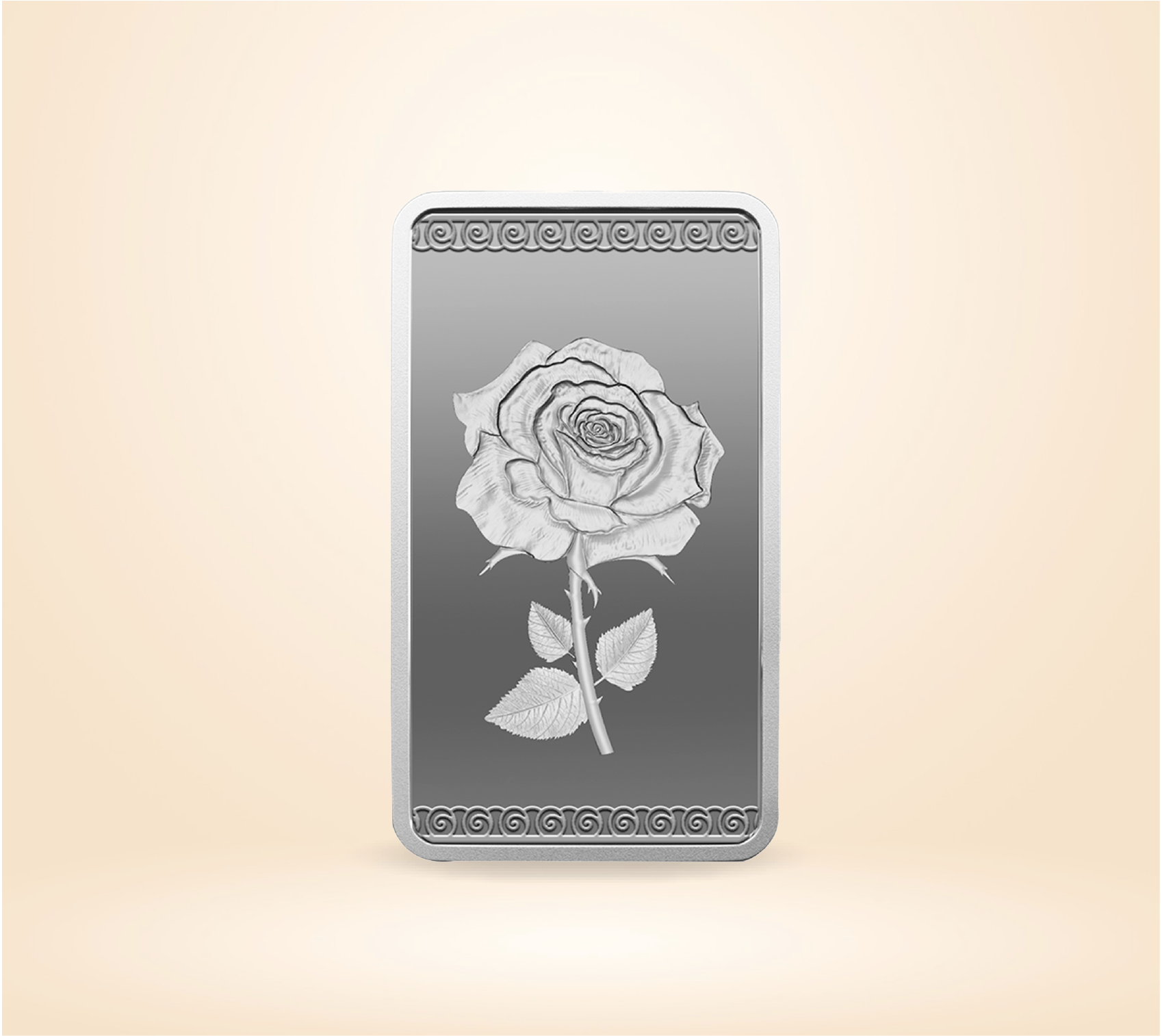 100 Gm Rose SIlver Bar